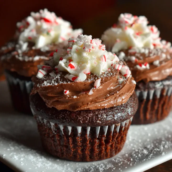 Chocolate Peppermint Cupcakes