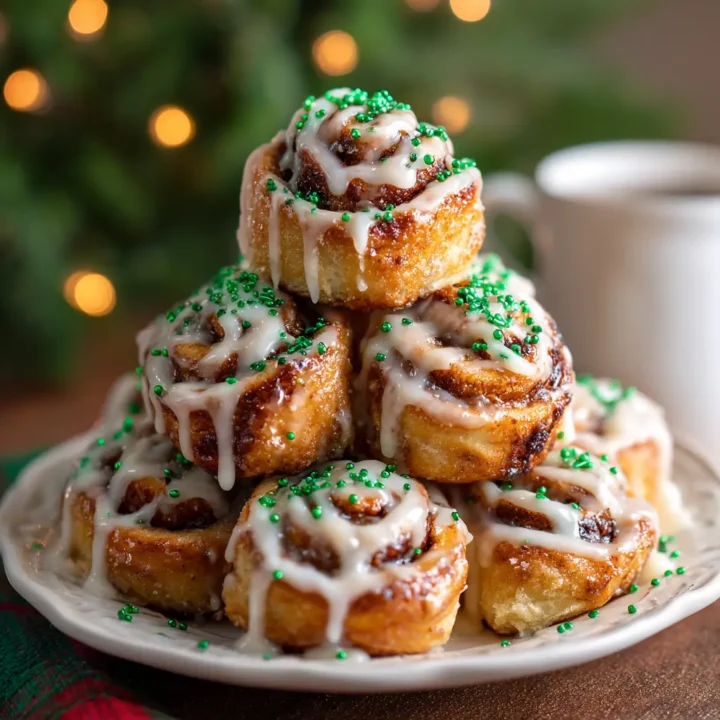 Christmas Tree Cinnamon Rolls