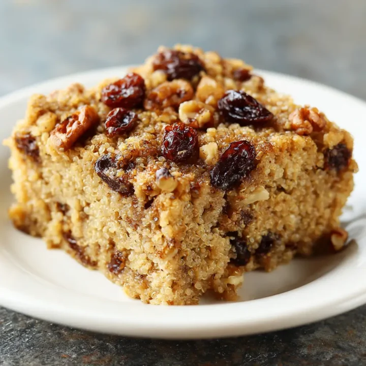 Cinnamon Quinoa Breakfast Bake
