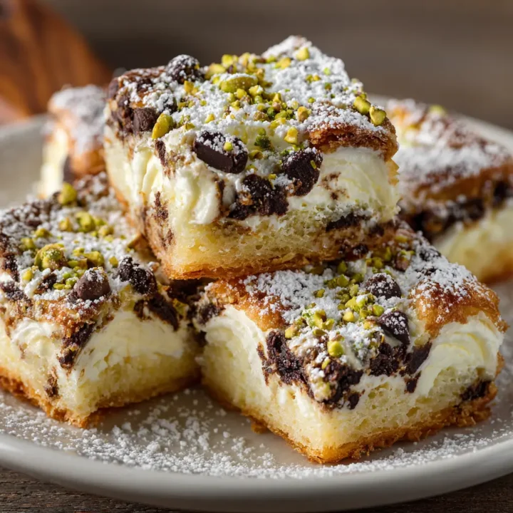 Classic Cannoli Squares Recipe for Holiday Baking