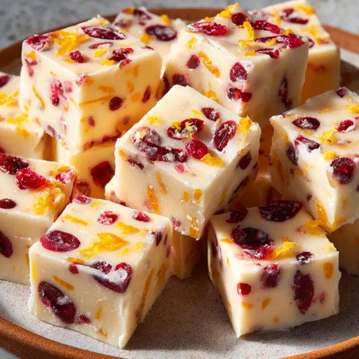 Cranberry Orange Fudge Recipe