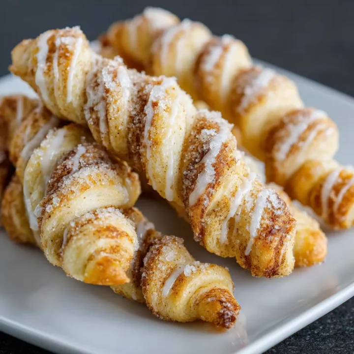 Crescent Roll Cinnamon Twists