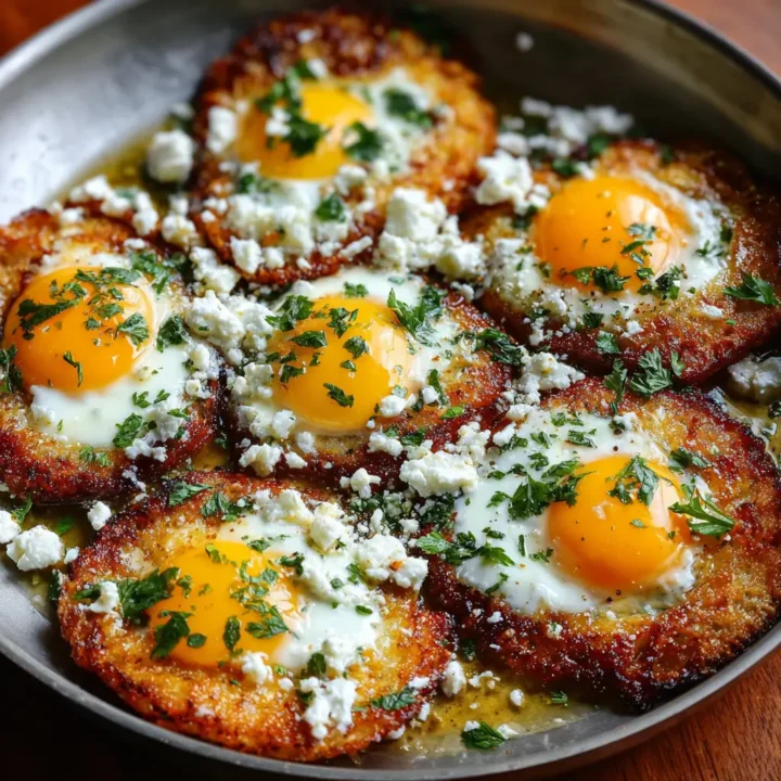 Crispy Feta Fried Eggs
