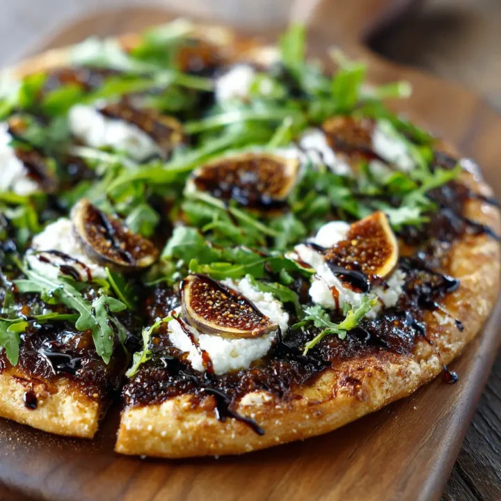 Fig Jam Pizza with Goat Cheese