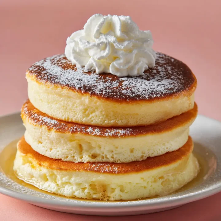 Fluffy Japanese Soufflé Pancakes