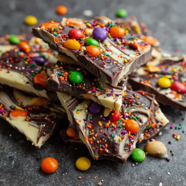 Ghastly Candy Bark