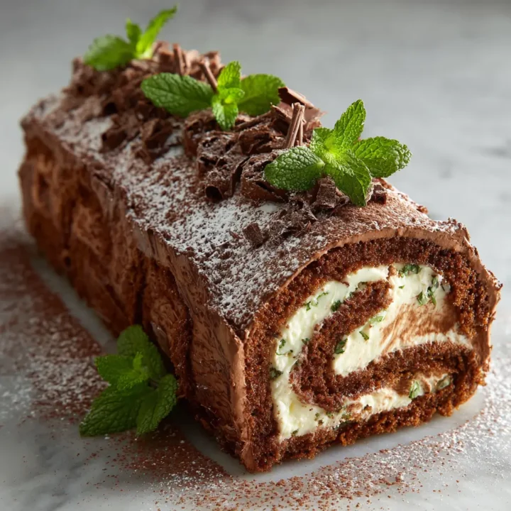 Gourmet Tiramisu Yule Log Cake
