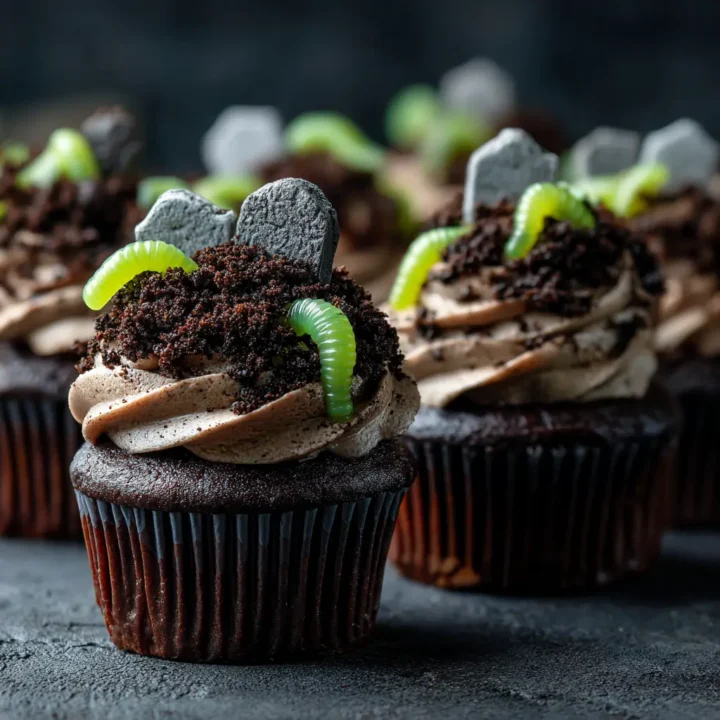 Halloween Graveyard Cupcakes