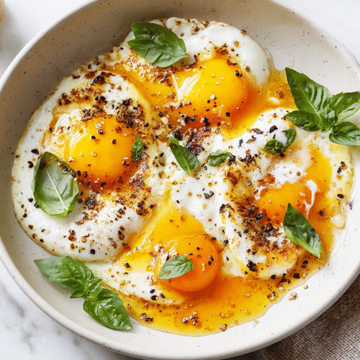 Hot Honey Mozzarella Eggs