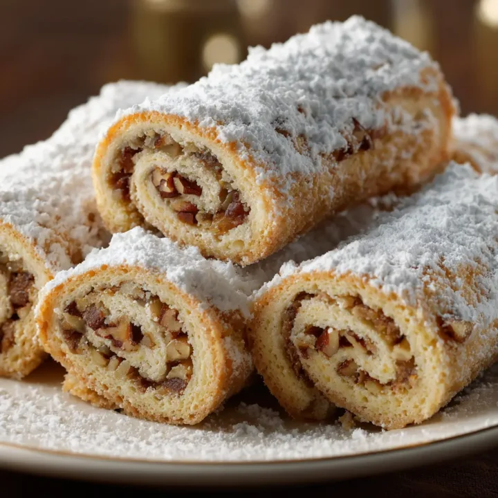 Italian Nut Roll Cookies Recipe