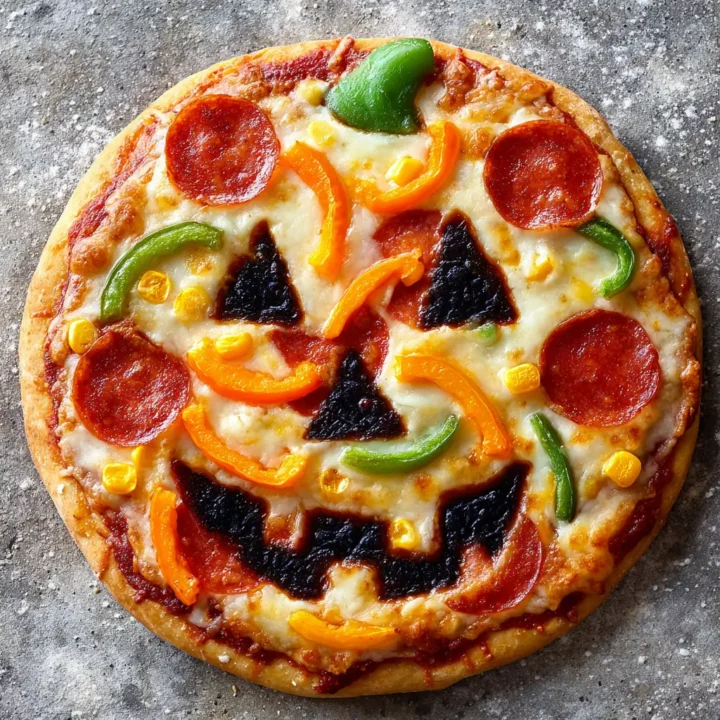 Jack-O’-Lantern Pizza