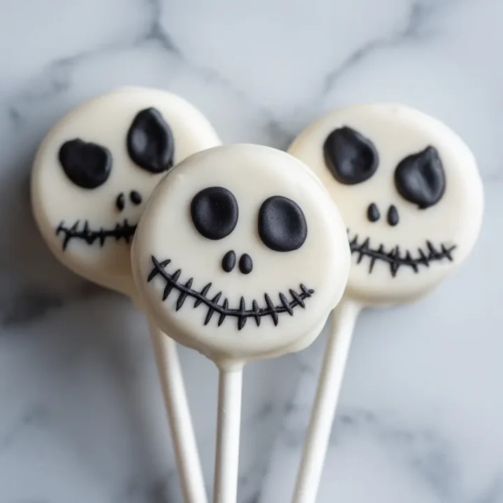 Jack Skellington Oreo Pops