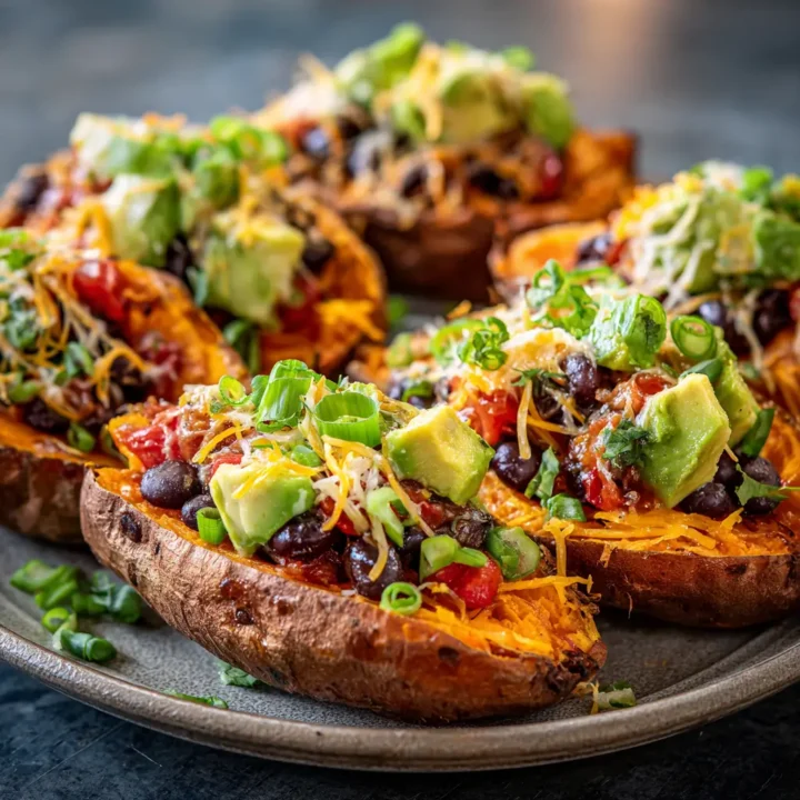 Loaded Breakfast Sweet Potatoes