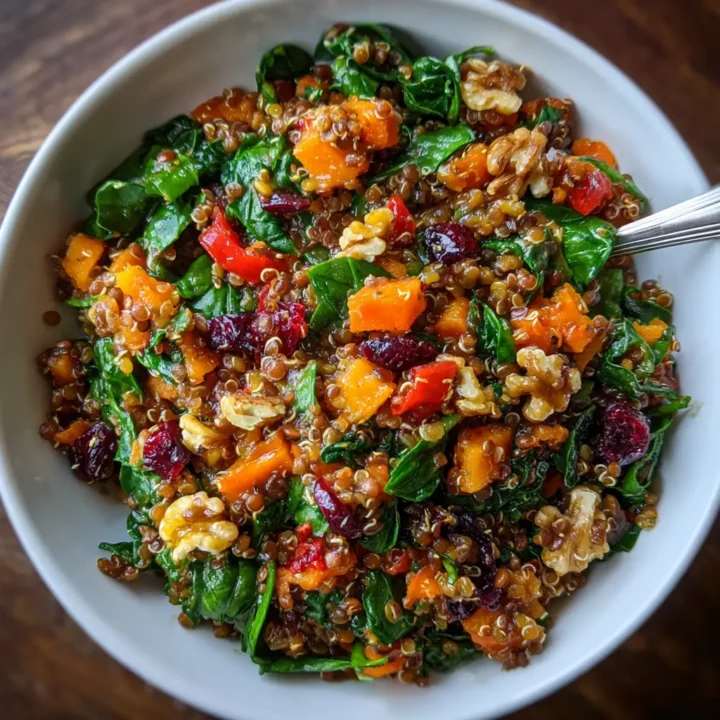 One-Pot Sweet Spiced Quinoa Lentil Salad Recipe