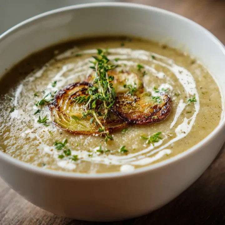 Roasted Celery & Potato Soup