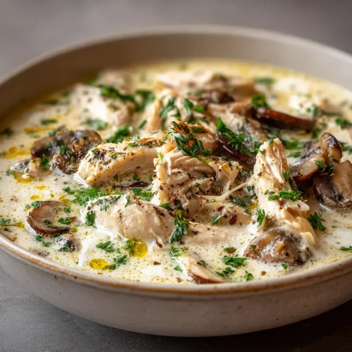 Rotisserie Chicken and Mushroom Soup