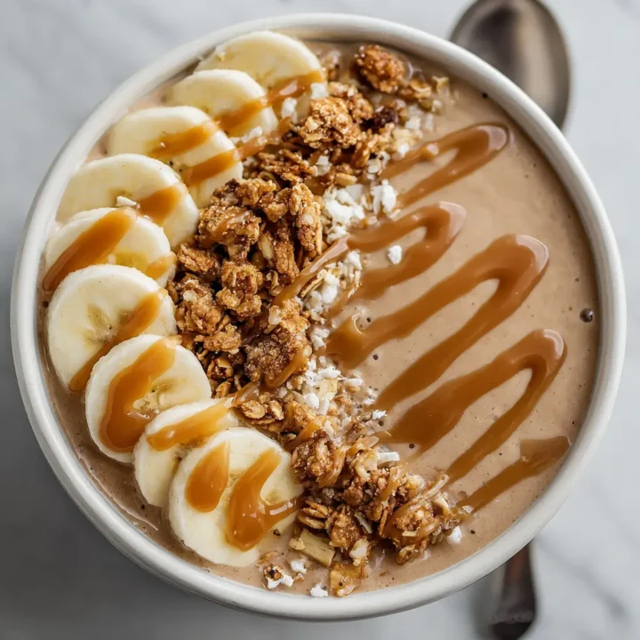 Salted Caramel Smoothie Bowls