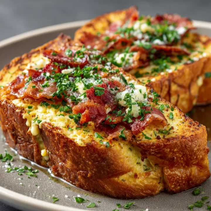 Savory French Toast for Breakfast