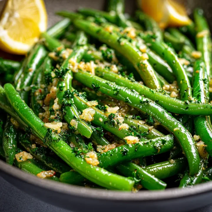 Savory Garlic Butter Green Beans