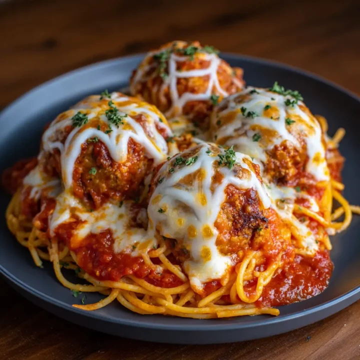 Spooky Spaghetti & Cheesy Monster Meatballs