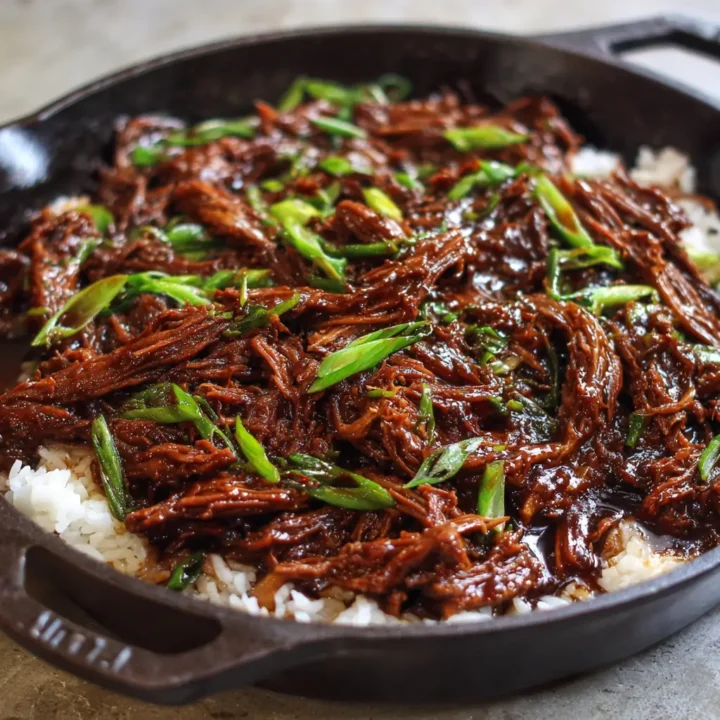 Sticky & Savory Chinese Pulled Beef