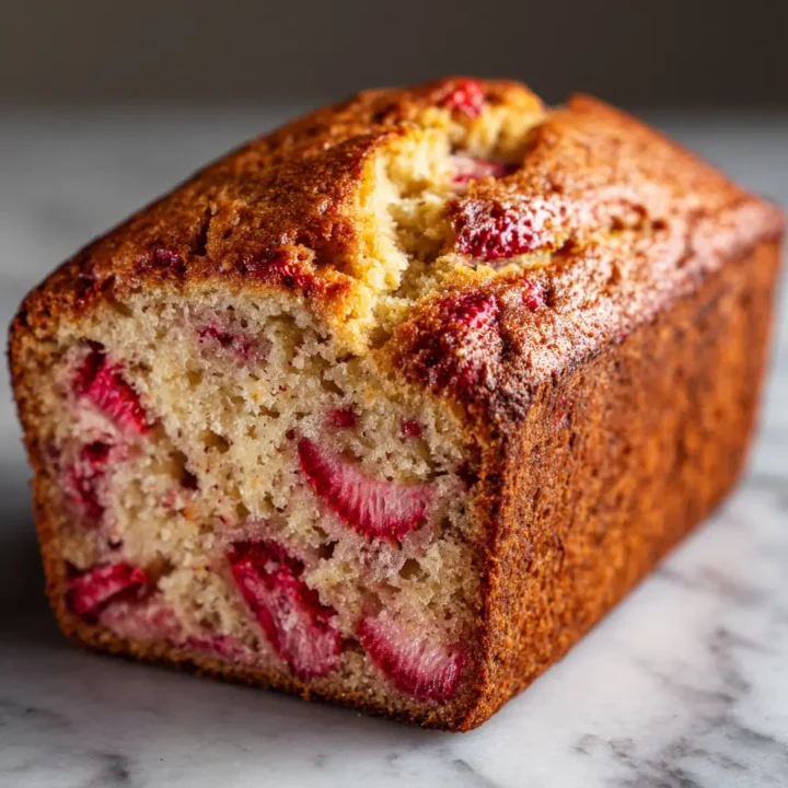 Strawberry banana bread