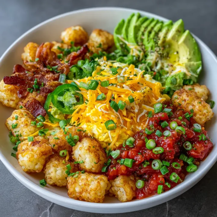 The Ultimate Tater Tot Breakfast Bowl Recipe