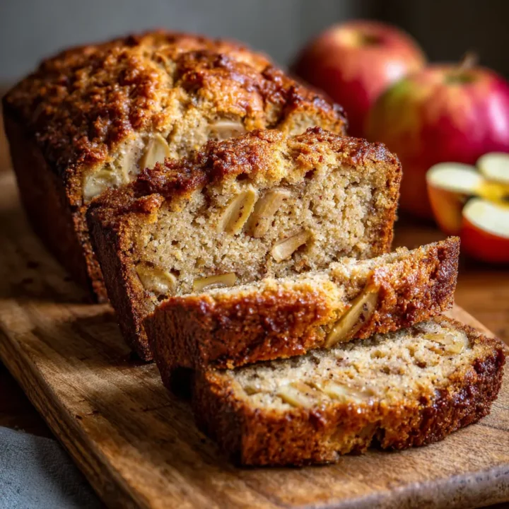 Warm Cinnamon-Spiced Apple Bread