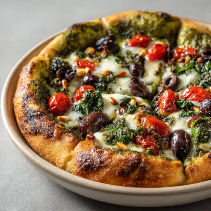 Witch’s Brew Pesto Pizza