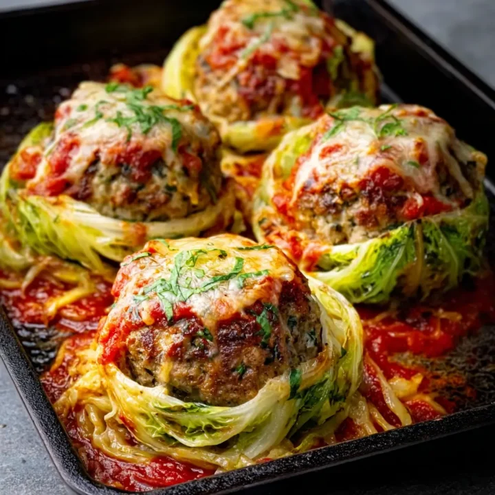 Oven-Baked Cabbage Burgers